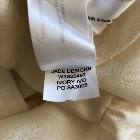 Band Of The Free NWT Cash VNeck Long Sleeve Billowing Sleeves Ivory Top Large - Picture 11 of 14